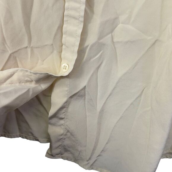 Ralph Lauren cream 100% silk button down green label - Picture 13 of 15